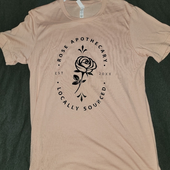 None | Tops | Schitts Creek Rose Apothecary Tshirt Medium Pink | Poshmark